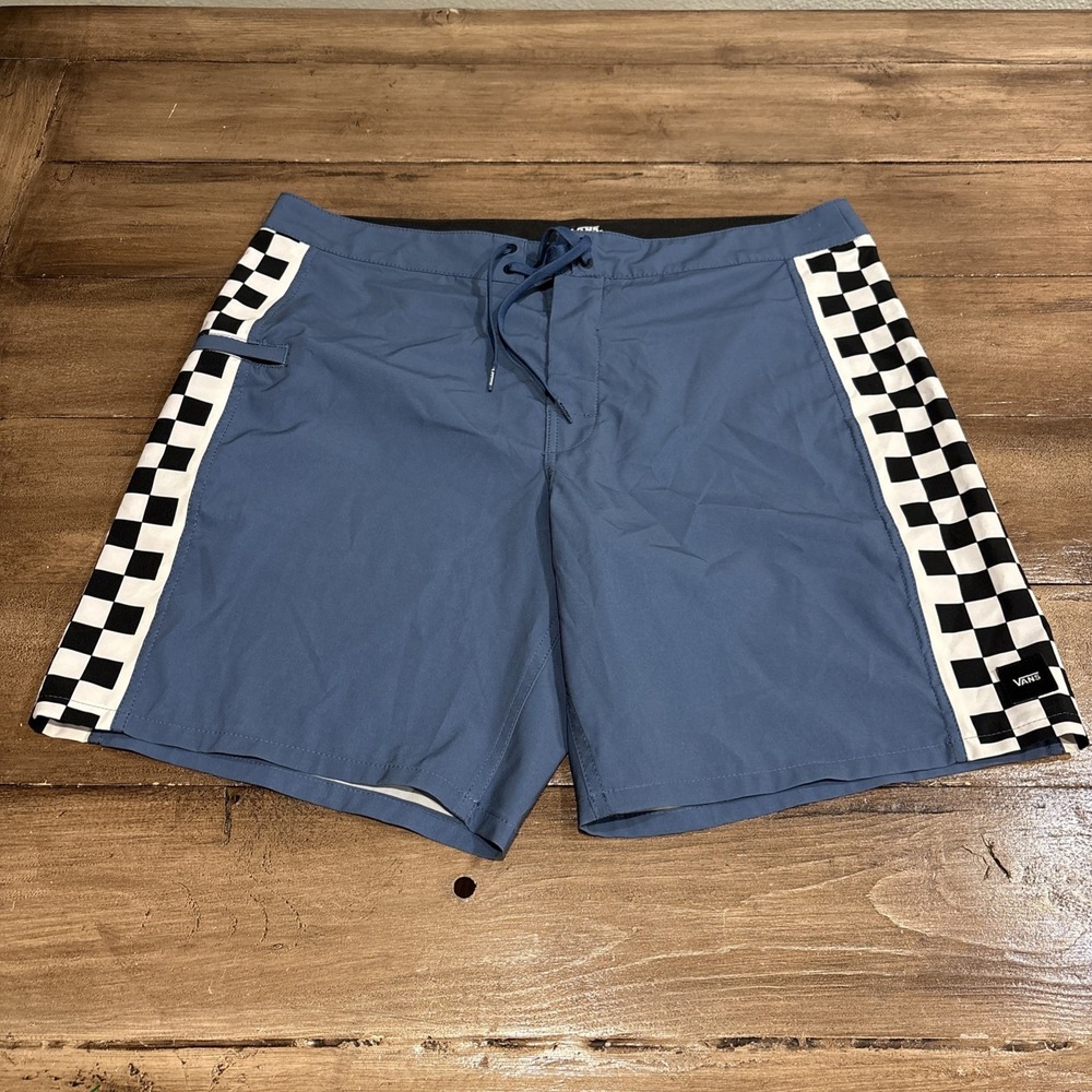 VANS Mens Board Shorts Swim Trunks Size 36 UNLINED